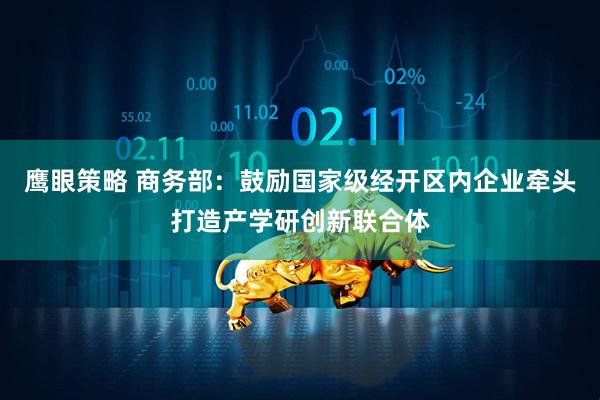 鹰眼策略 商务部：鼓励国家级经开区内企业牵头打造产学研创新联合体
