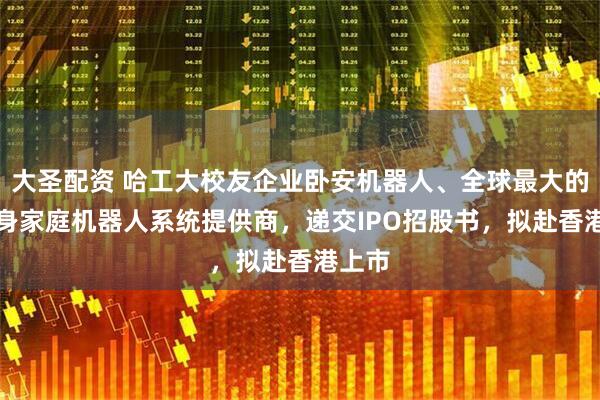 大圣配资 哈工大校友企业卧安机器人、全球最大的AI具身家庭机器人系统提供商，递交IPO招股书，拟赴香港上市